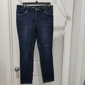 Simply Vera Vera Wang Dark Indigo Skinny Jeans